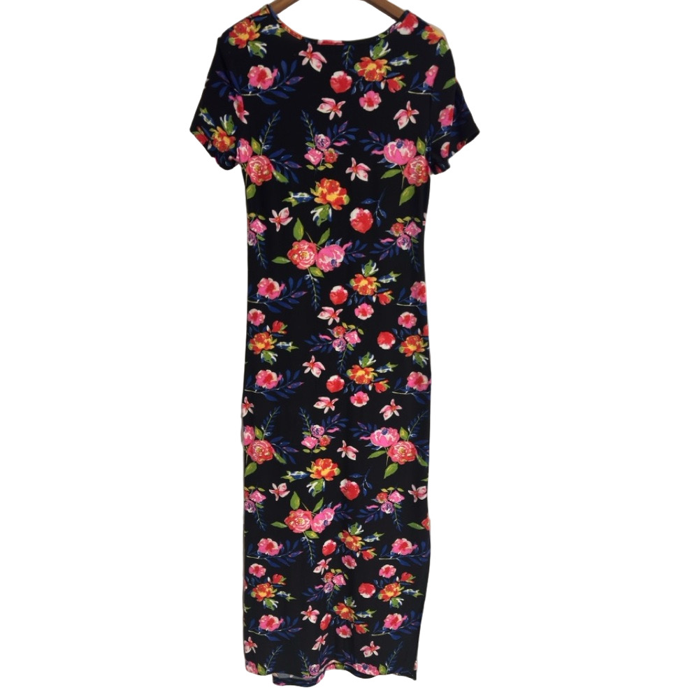 Bobbie Brooks Floral Maxi Dress Size Medium - Picture 3 of 6